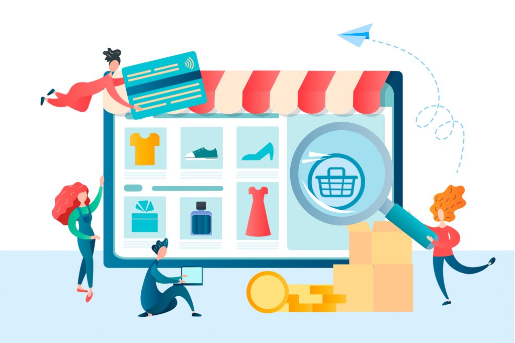Building an eCommerce website, people buying online
